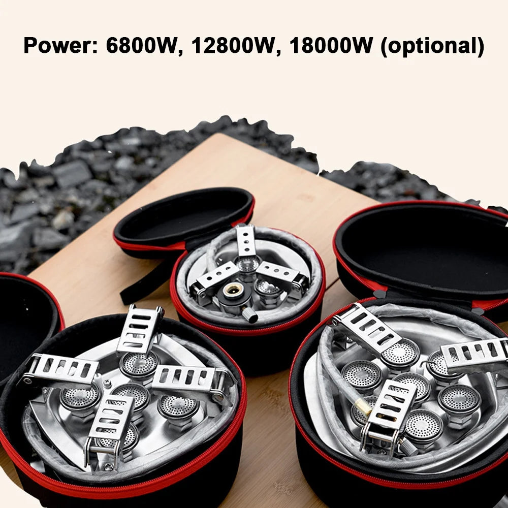 Portable Gas Stove with Electronic Ignition, Foldable Design T95948