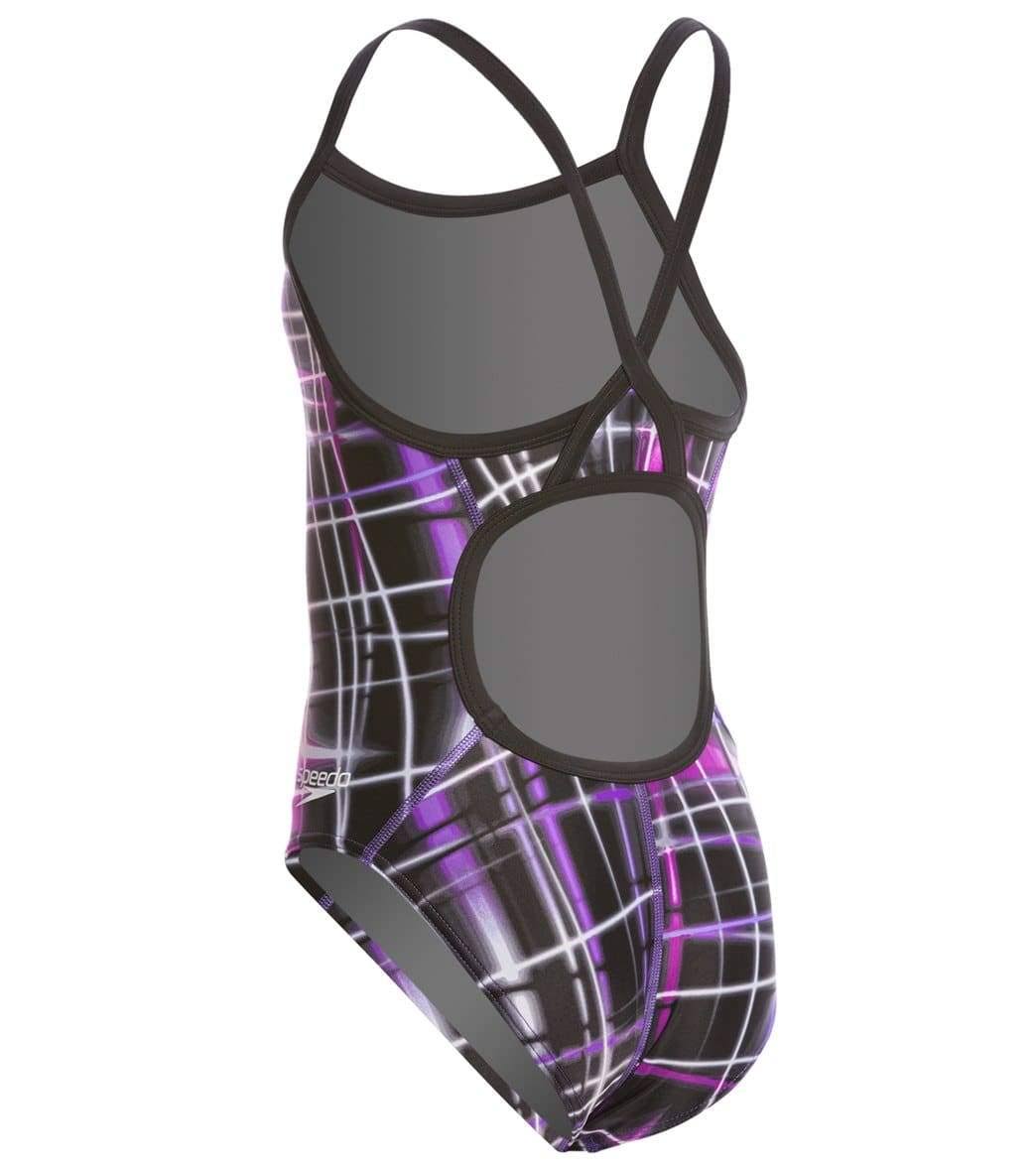 Purple 22 Back Swimsuit L3916