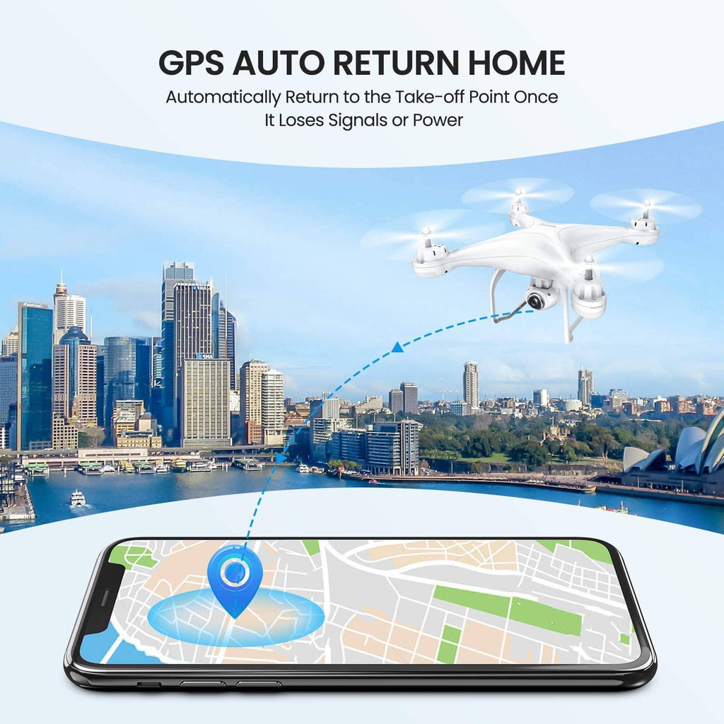 T25 GPS Drone with Camera 1080p HD WiFi H481859
