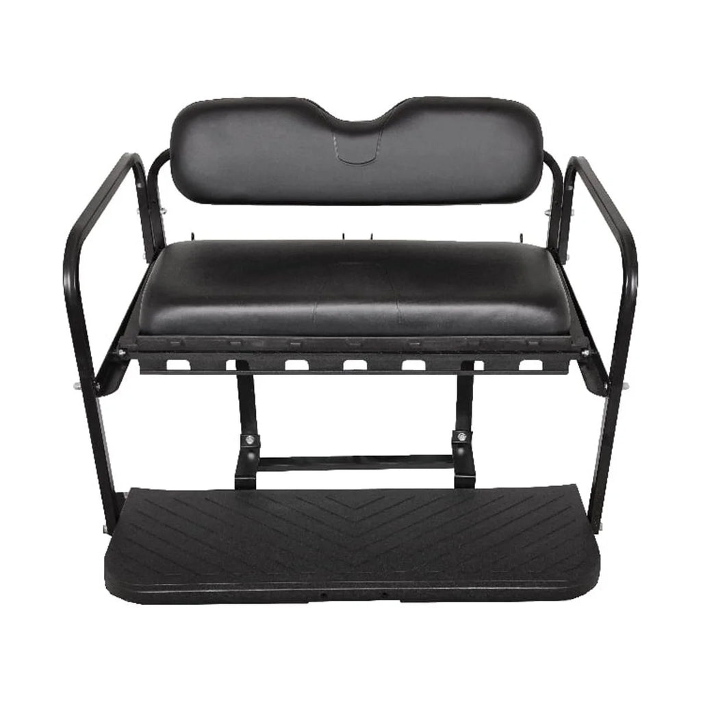 Black Rear Flip Seat for E-Z-GO TXT Golf Cart E576