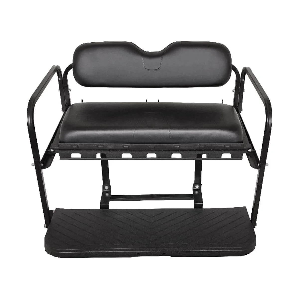 Black Rear Flip Seat for E-Z-GO TXT Golf Cart E576
