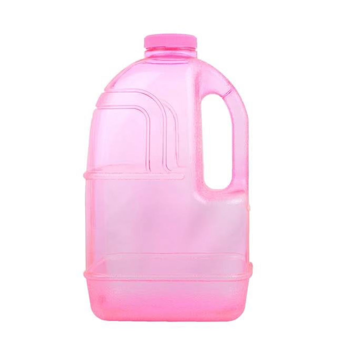 Pink 1 gal Square Water Bottle with 48 mm Cap H6331