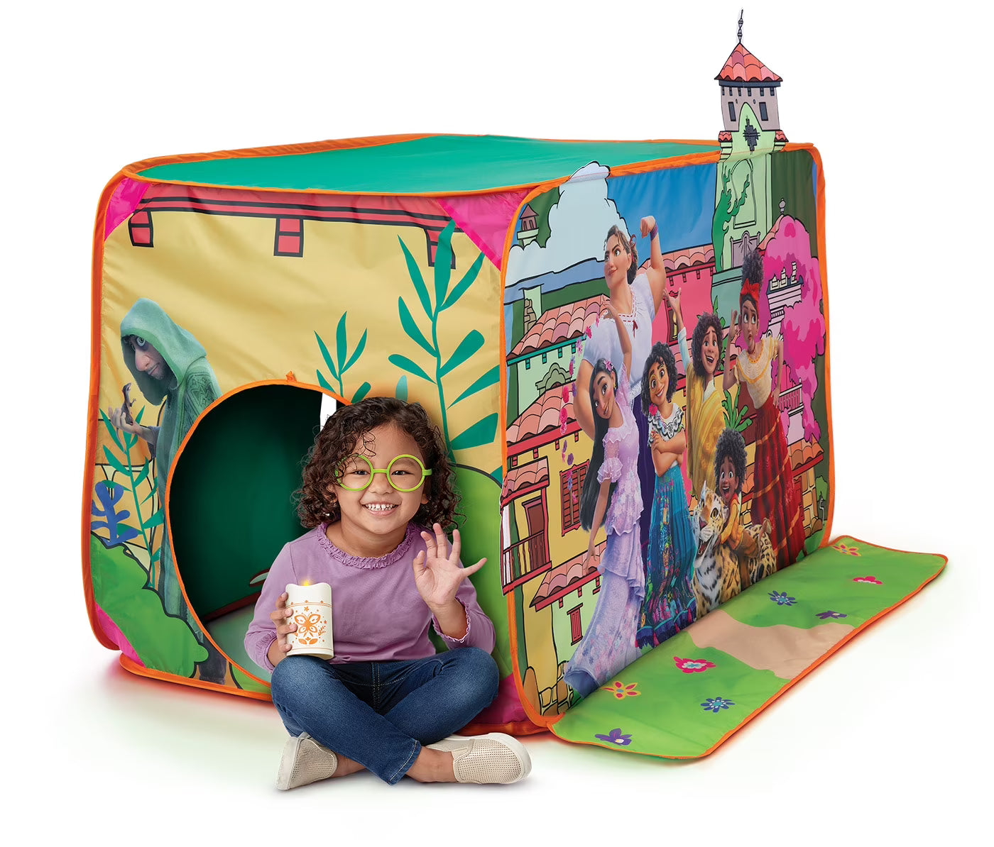 Play Tent with Toy Light Up Candle & Glasses for Kids Ages 3+ J342