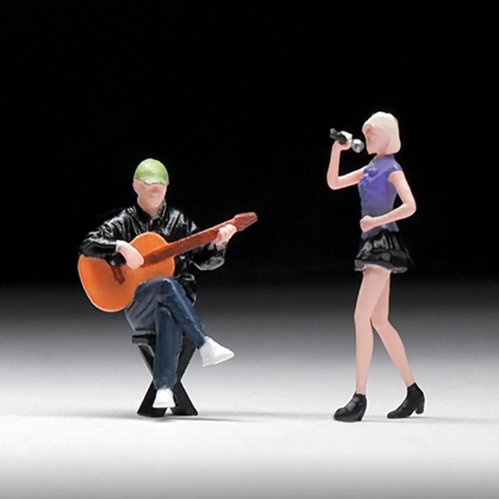 1:64 Mini Guitarist and Singer Model Figures for Dollhouse W345051