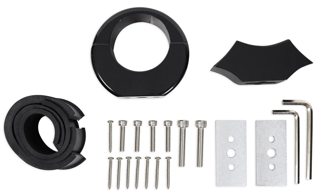 Black Marine Boat Wakeboard Tower Speakers with Amplifier and Wires M97963
