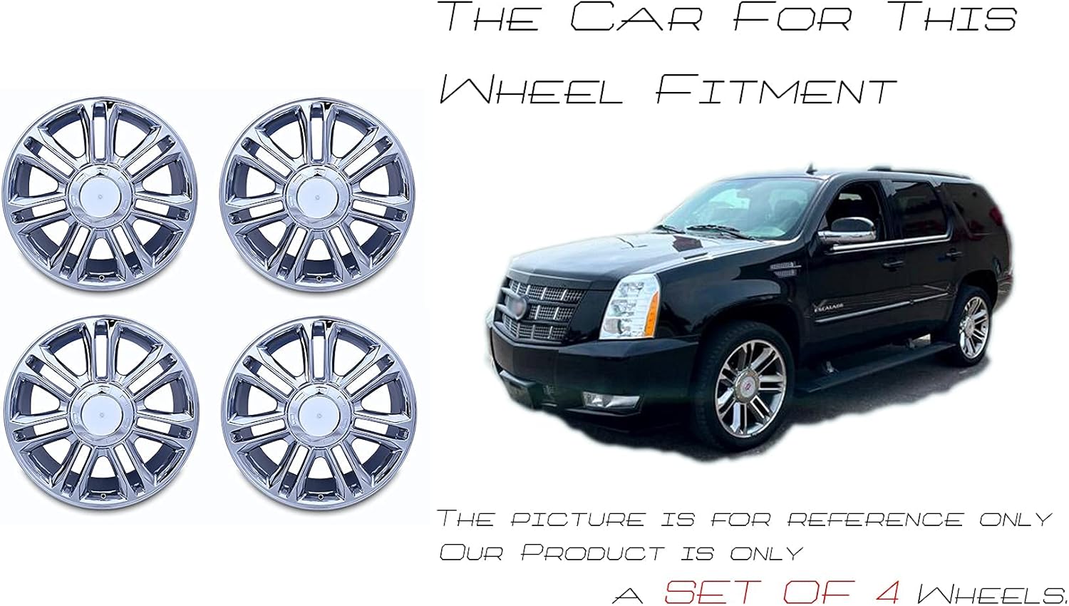 22x9 Chrome Alloy Wheels Set of 4 S7586