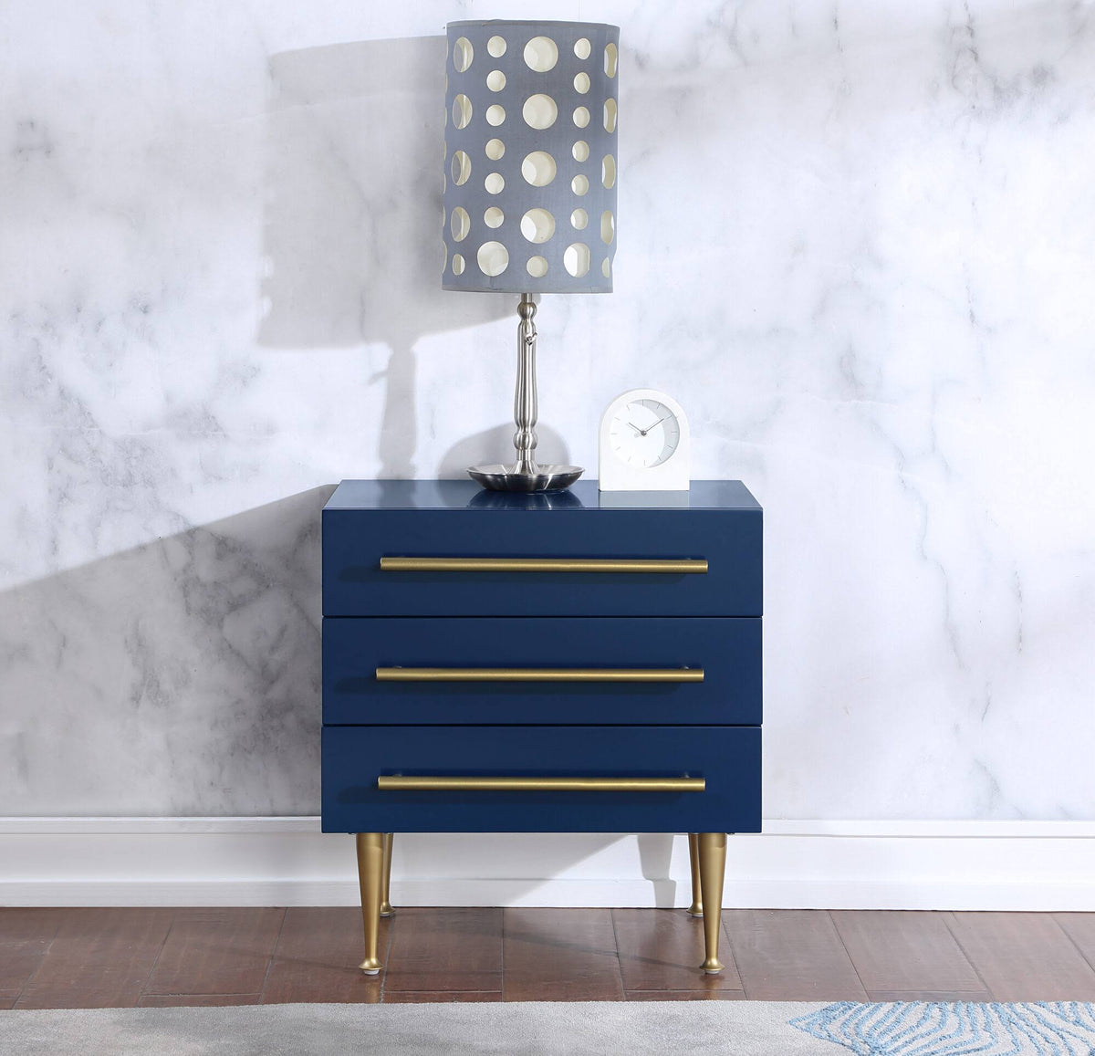 Navy Night Stand Y390