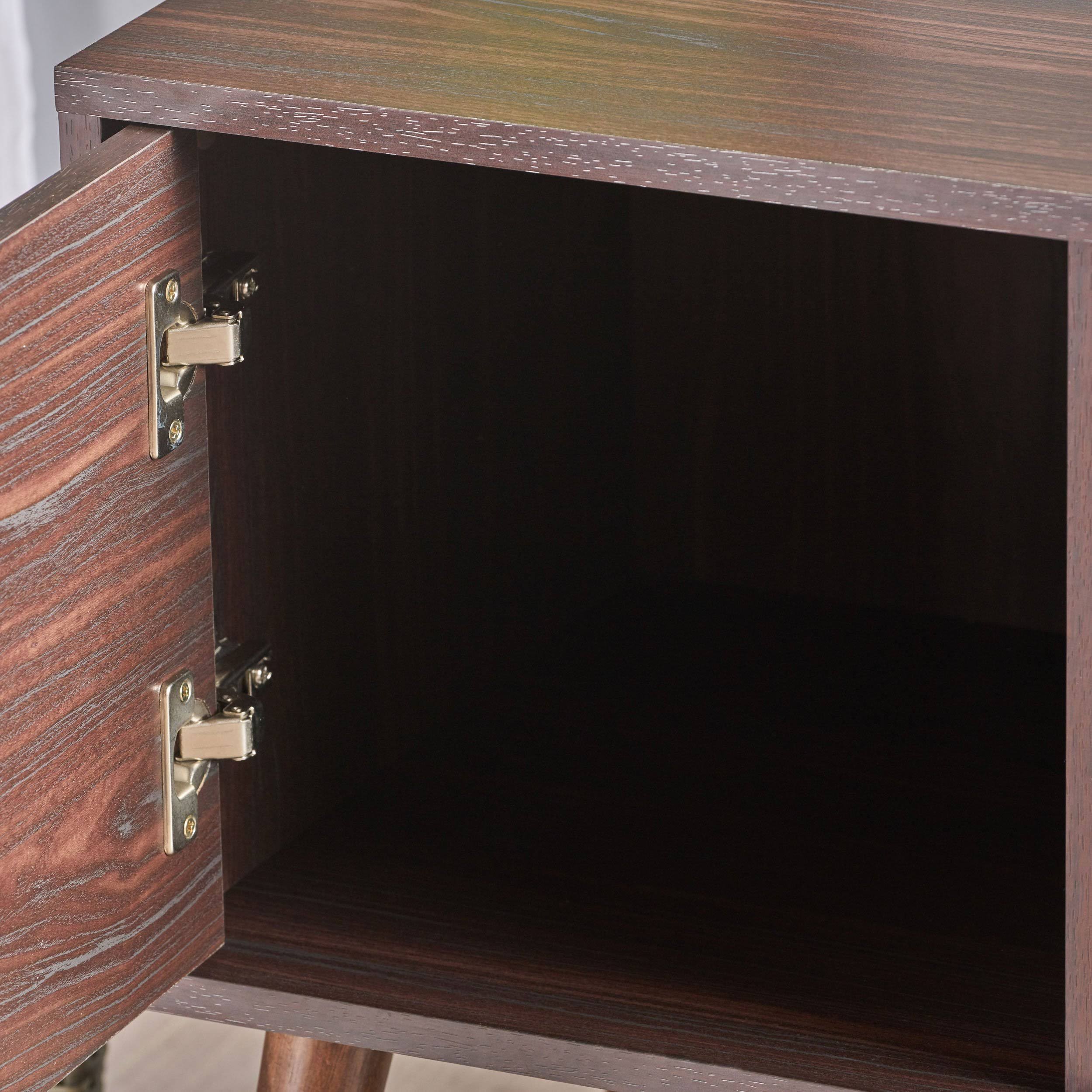 Pine /Wenge Fiberboard Entertainment Center A7940