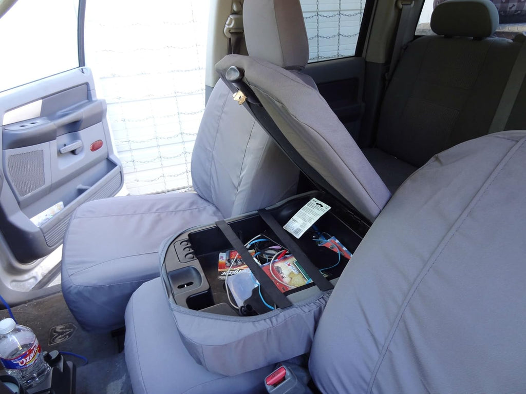 Gray Twill Custom Fit Seat Covers Q5007