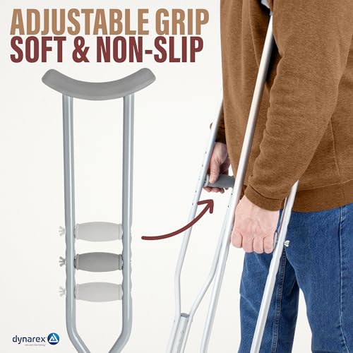 Bariatric Crutches - 5'10” to 6'6” - 1000 lb. Capacity, 1 Pair L3554