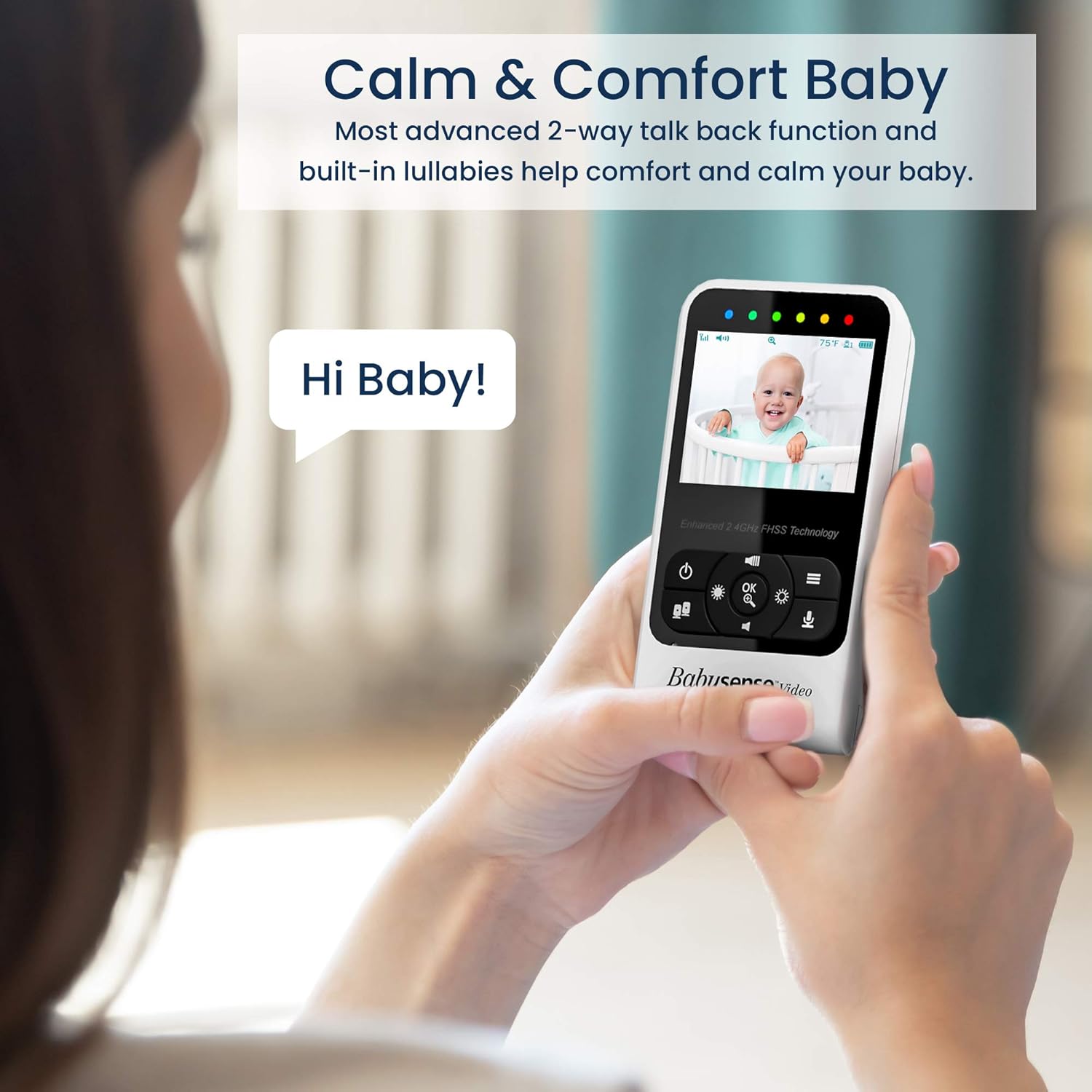 Video Baby Monitor with Camera and Infrared Night Vision E25755