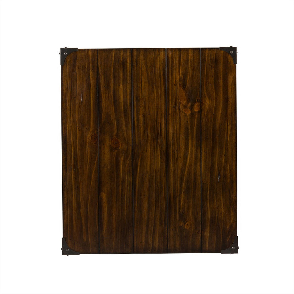 Medium Brown Wood End Table Y35602