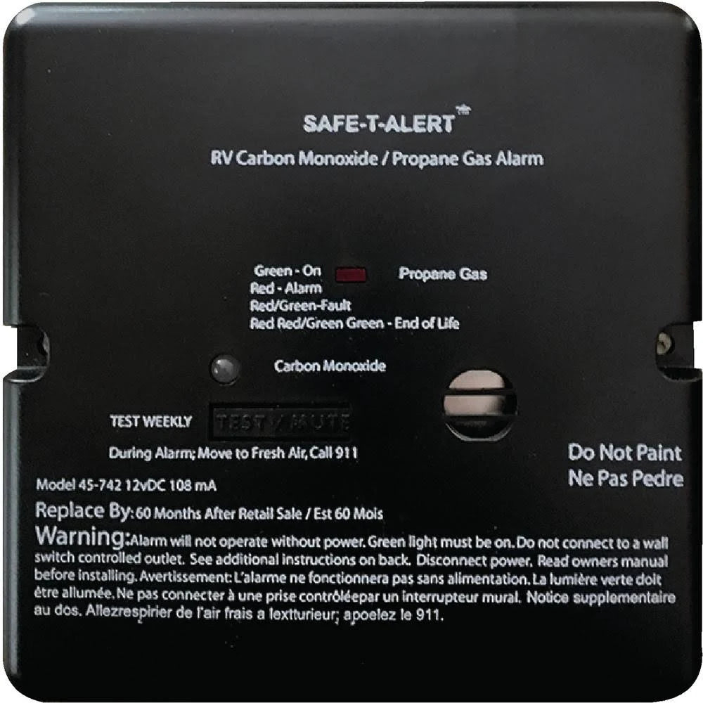 Black Carbon Monoxide/Propane Alarm F561
