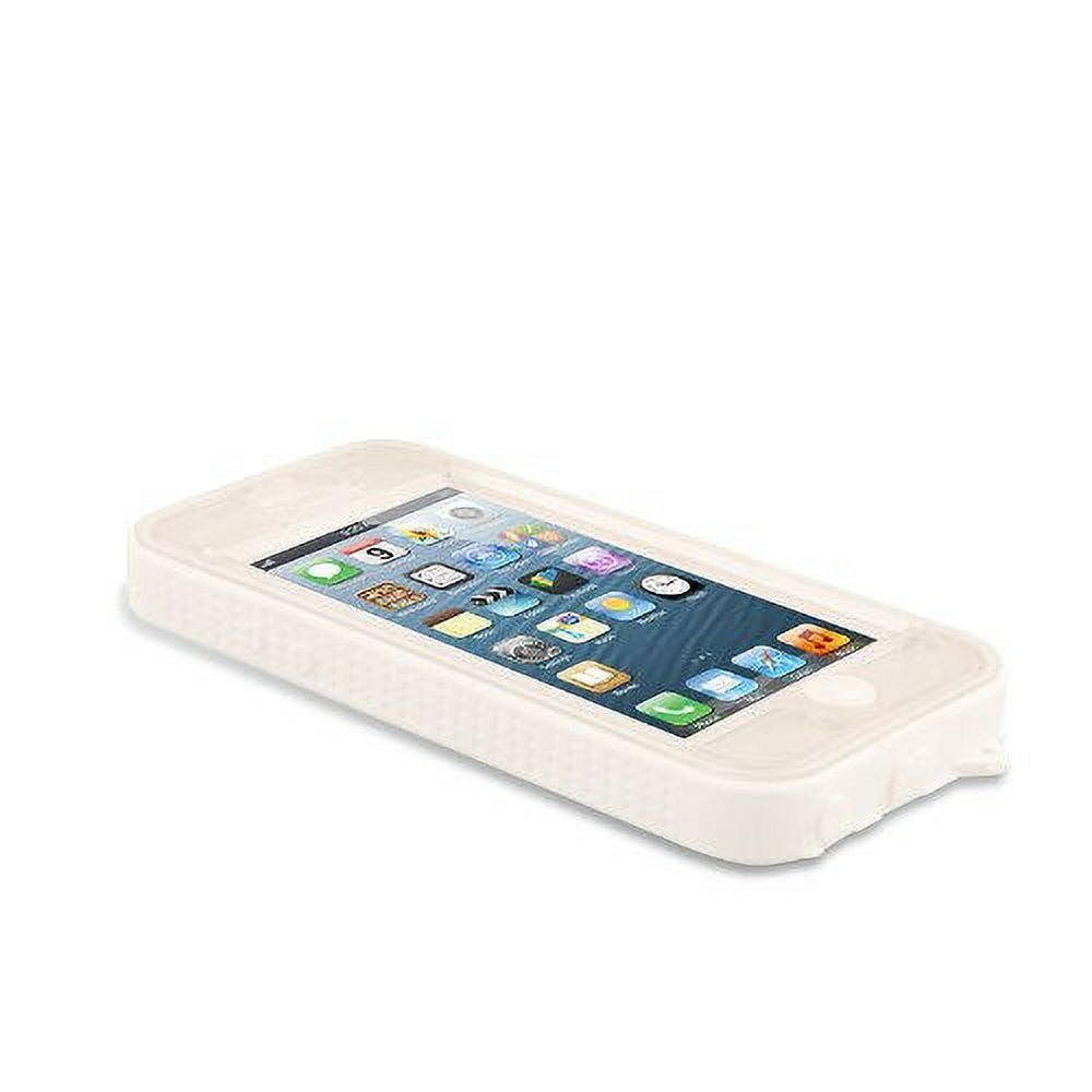 White Clear TPU Hard Case for iPhone 5 5S G653040