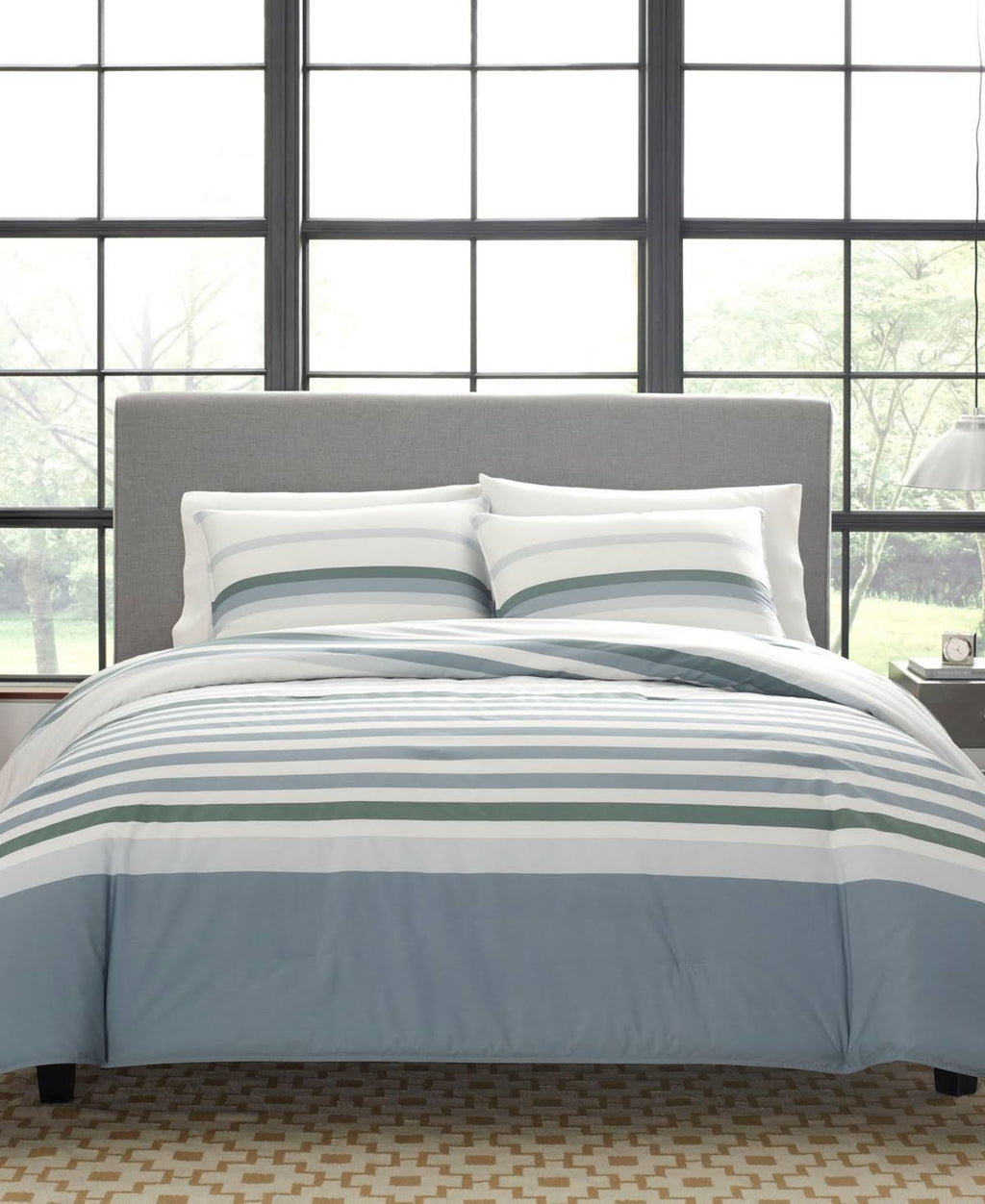 Grey Twin Duvet Cover Set W6996