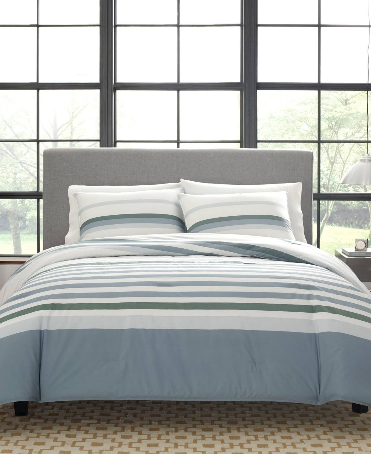 Grey Twin Duvet Cover Set W6996