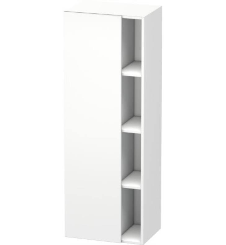 Tall Cabinet with Natural Walnut Front and Basalt Matt Side D25640