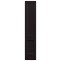 20 in. x 96 in. Black Solid Core Molded Composite MDF Interior Door Slab W33918
