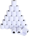 2 1/4 x 98 ft White Adding Machine Tape Paper Rolls 24 Pack A698186