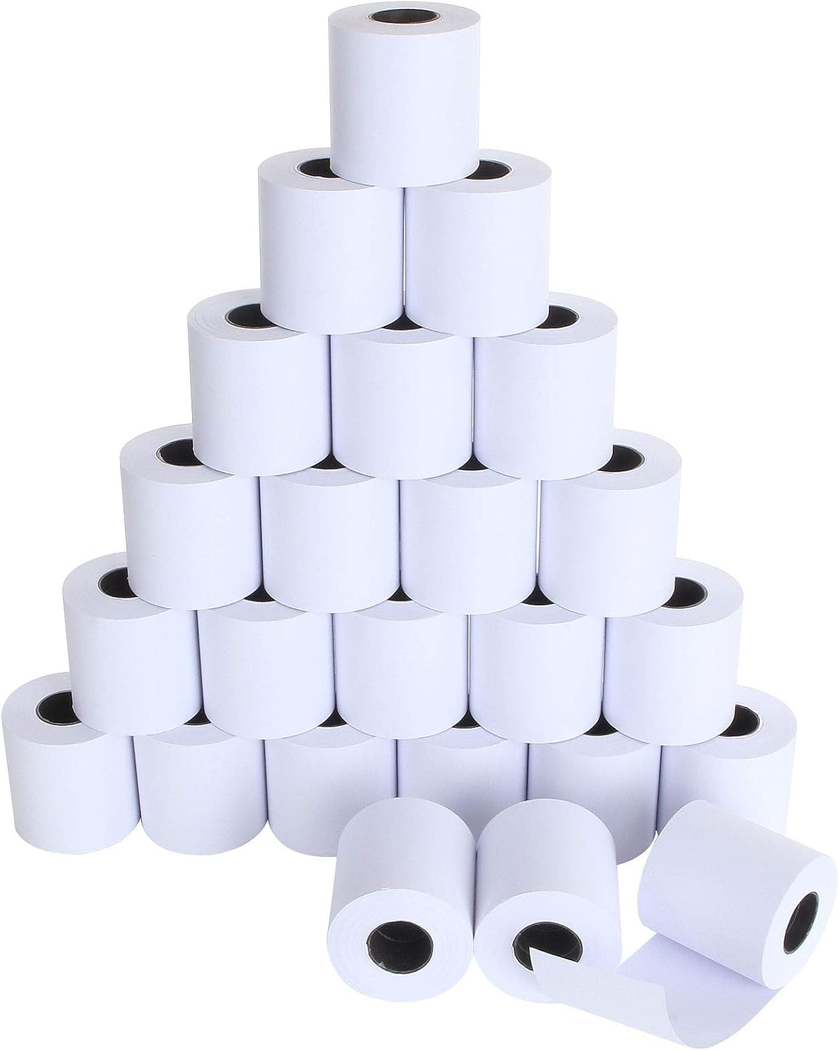 2 1/4 x 98 ft White Adding Machine Tape Paper Rolls 24 Pack A698186