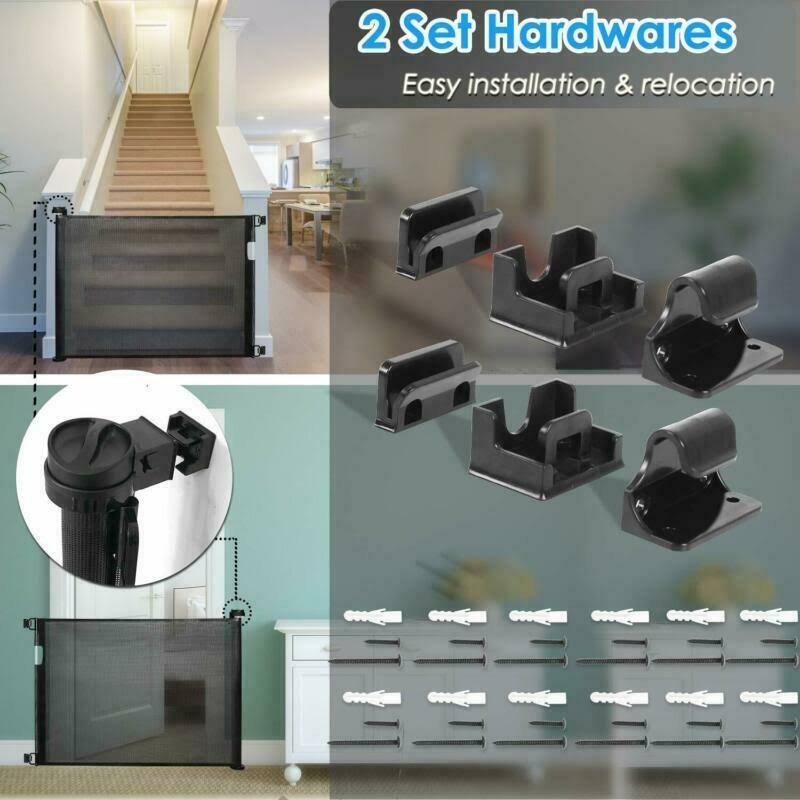 Retractable Baby Gate Safety Mesh Gate W283
