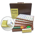 144 Numbered Acrylic Mahjong Tiles with Carrying Travel Case I704674