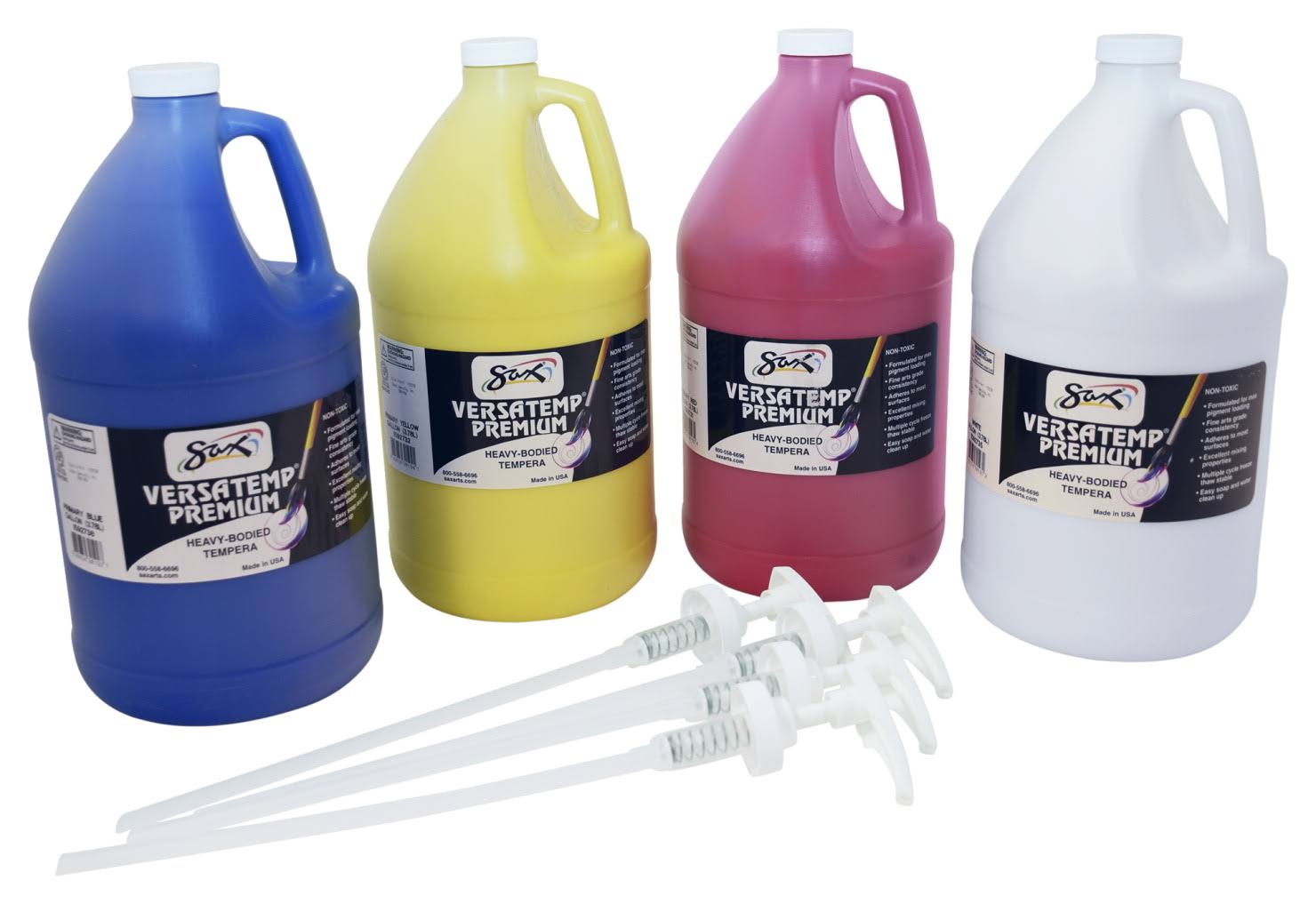 4 Gallons Heavy-Bodied Tempera Set with Pumps H494802