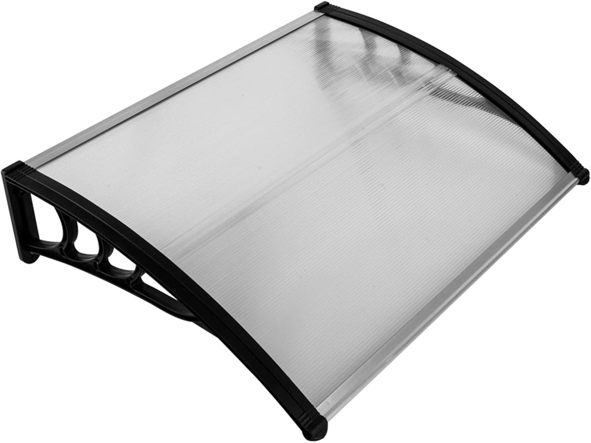 100 x 80 White and Black Awning Canopy Pack of 2 W35036