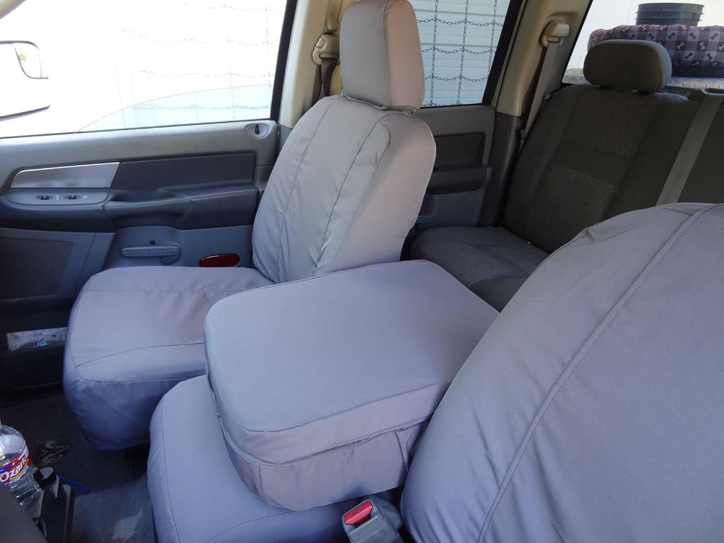 Gray Twill Custom Fit Seat Covers Q5007