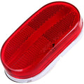 Red LED Oblong Side Marker Light 12V Pack of 8 J410