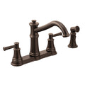 Oil Rubbed Bronze Two-Handle Kitchen Faucet O51826