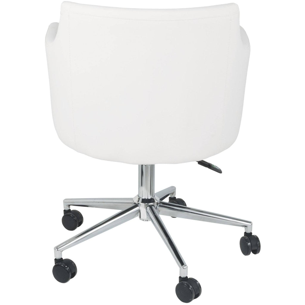 White Swivel Desk Chair L427242