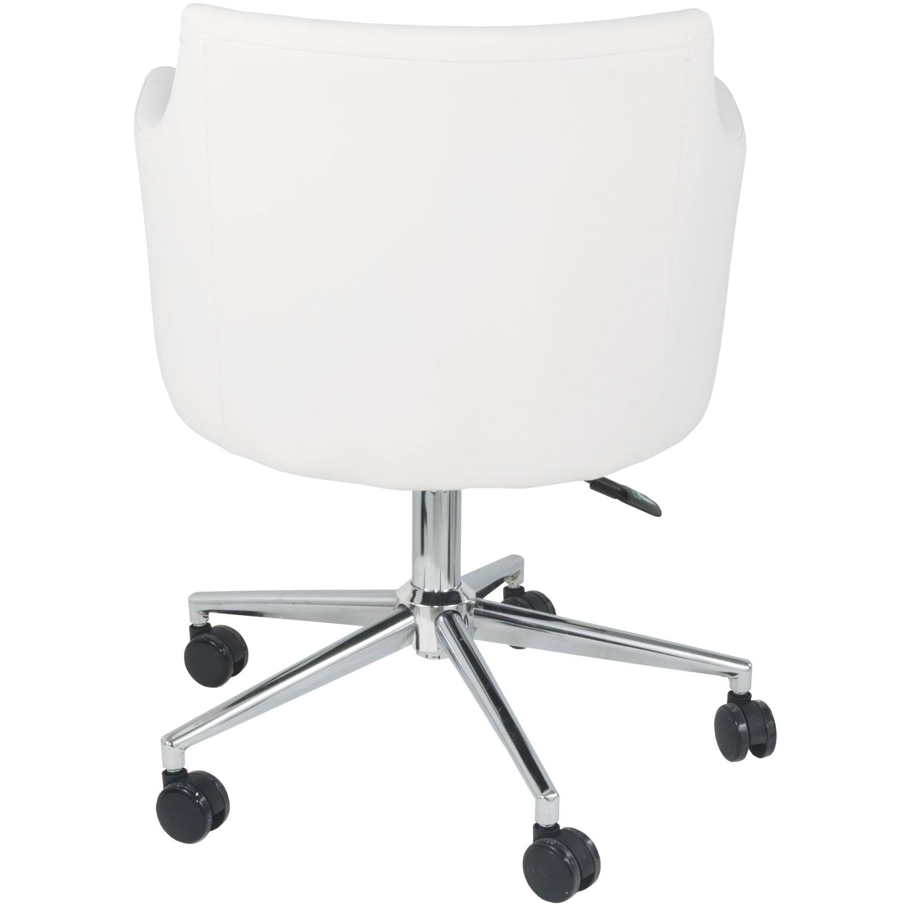 White Swivel Desk Chair L427242