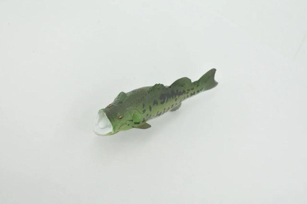 Black Rubber Largemouth Bass Toy Model B328
