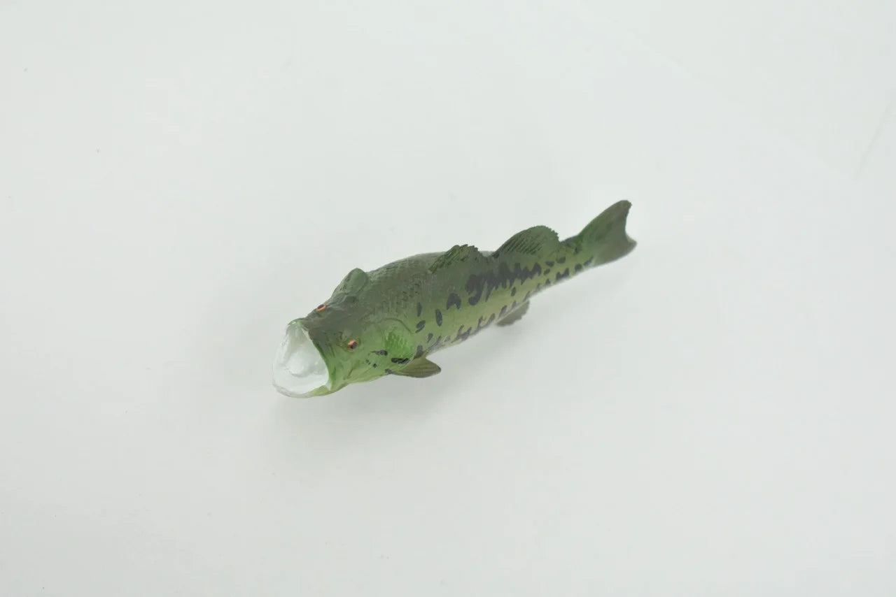 Black Rubber Largemouth Bass Toy Model B328