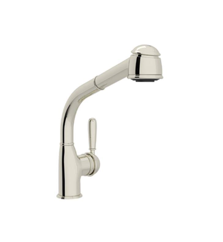 Polished Chrome Side Lever Pull-Out Kitchen Faucet P896943