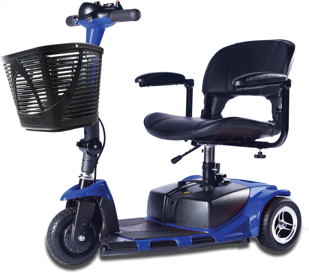 Lightweight Folding 3 Wheel Mobility Scooter with Charger and Basket F25524