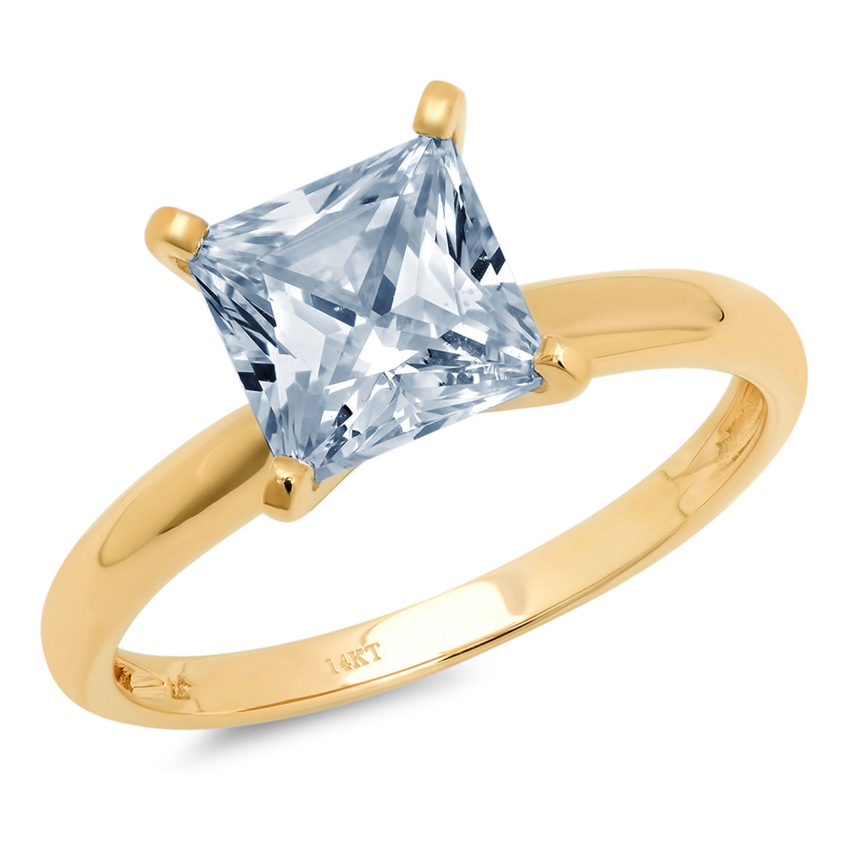 18k Yellow Gold Aquamarine Ring Y9612