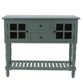 Antique Iced Blue Console Table U7968