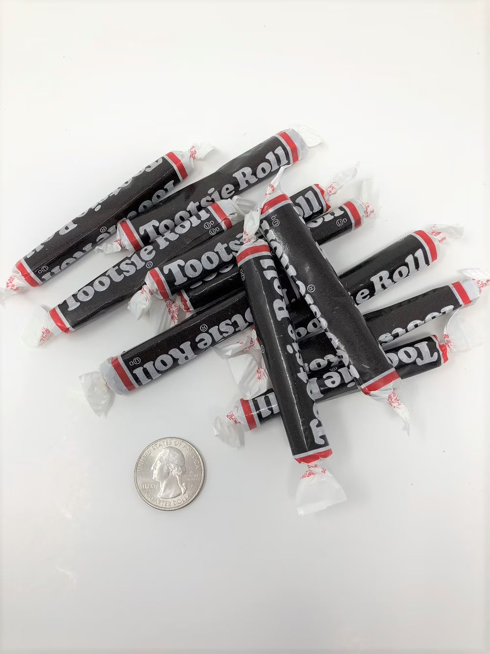 Tootsie Rolls Long Twist Chocolate 2 pound bulk candy B6286