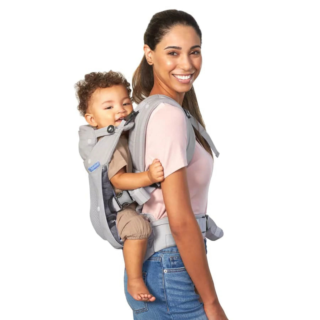 Gray 4-Position Ergonomic Baby Carrier H895088