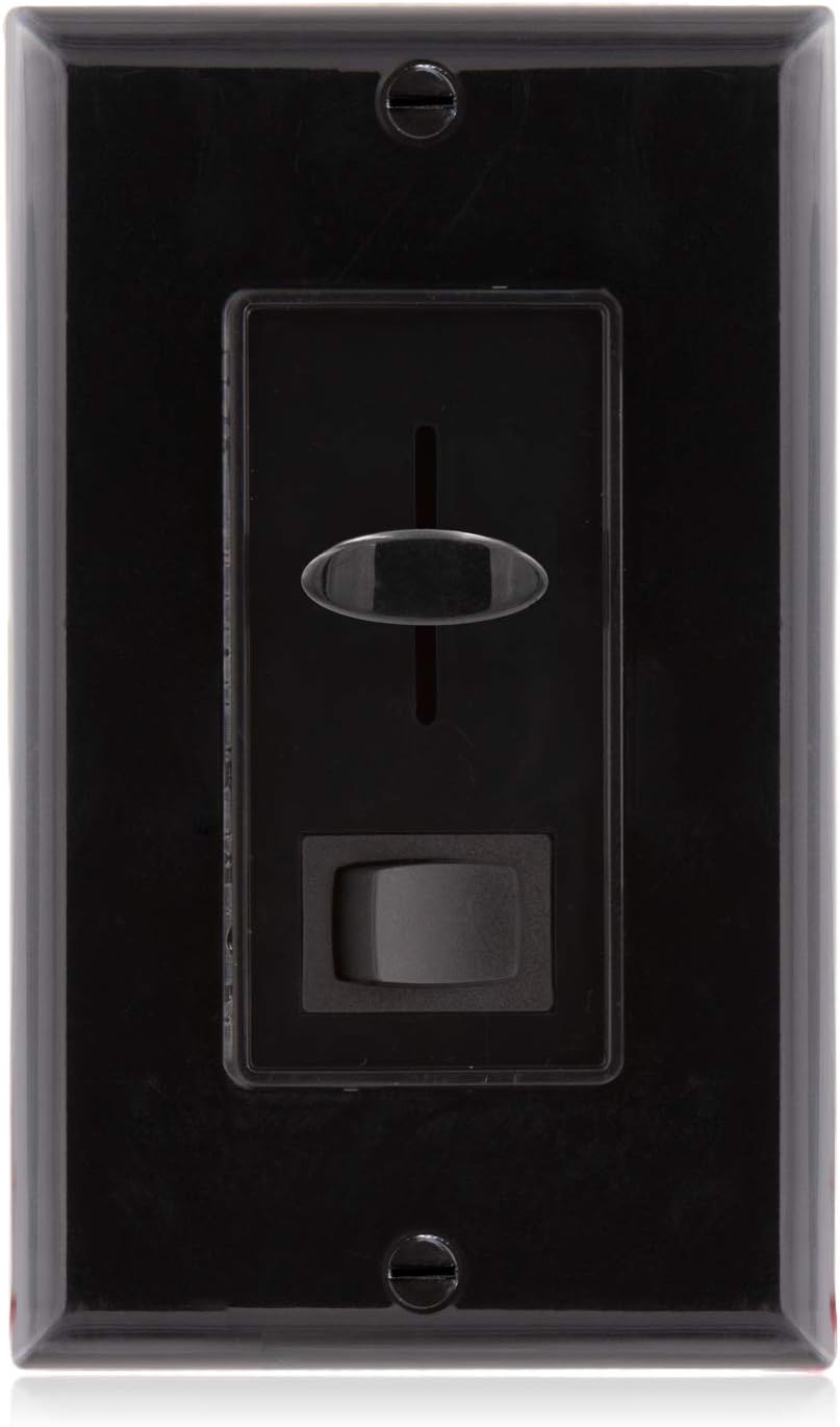 LED Dimmer 3-Way/Single Pole Electrical Light Switch, 600 Watt max, Wall Plate Included Pack of 2 T5179