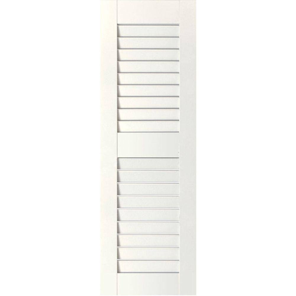 Primed Pine Louvered Shutters, Per Pair X388