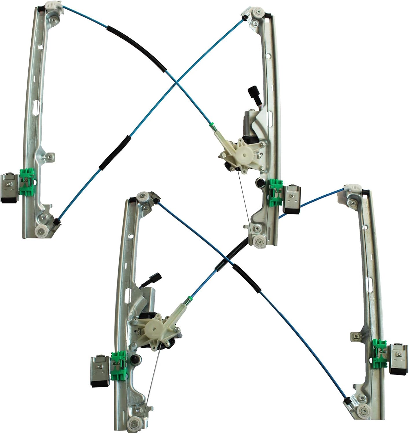 Front Left & Right Power Window Regulator with Motor Assembly W410929