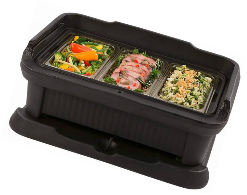 Insulated Food Pan Carrier, 4 inch, Black D47619
