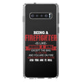 Clear Shockproof Hybrid Case for Samsung Galaxy S10+ with Tempered Glass Screen Protector T992129