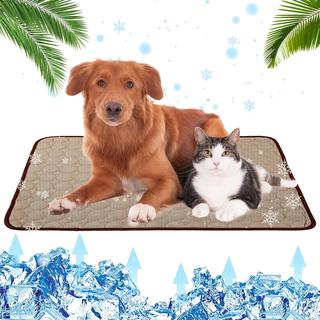 Large Ice Silk Cooling Mat for Dogs Cats W320170