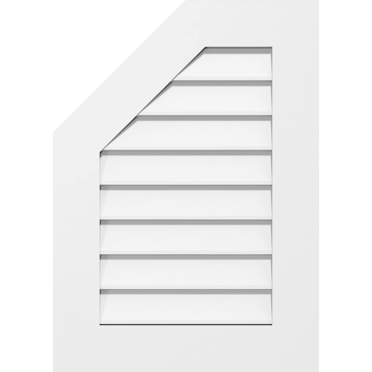 Octagonal Surface Mount PVC Gable Vent G3489