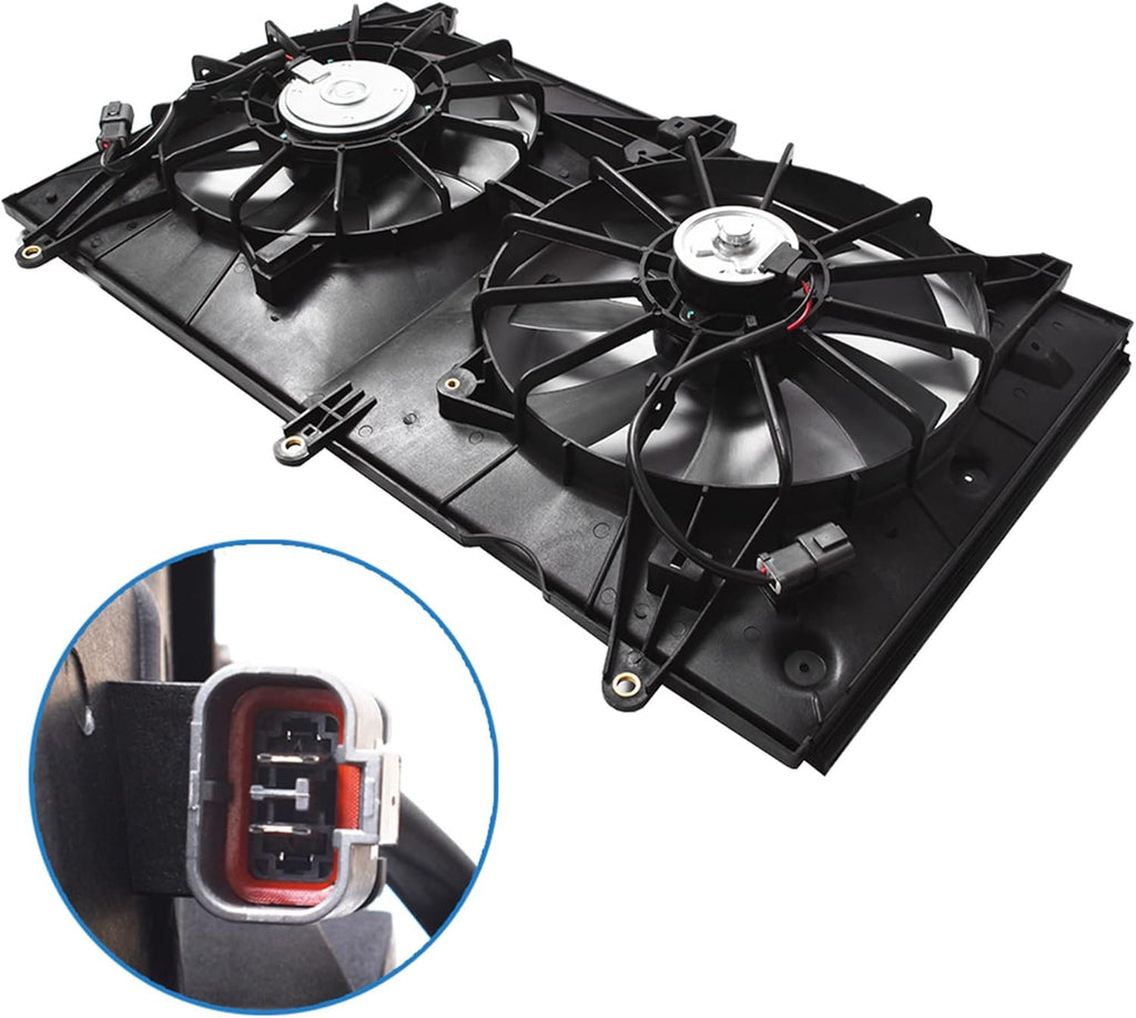 Radiator Cooling Fan Pack of 2 for Honda Accord 2.4L L4 I564