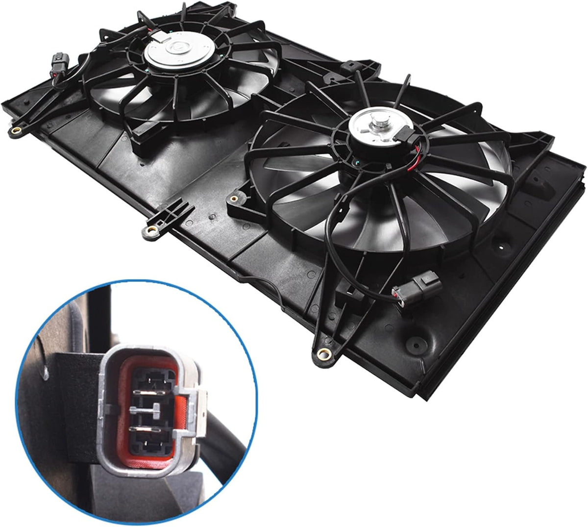 Radiator Cooling Fan Pack of 2 for Honda Accord 2.4L L4 I564